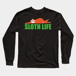 Lazy Sloth Long Sleeve T-Shirt